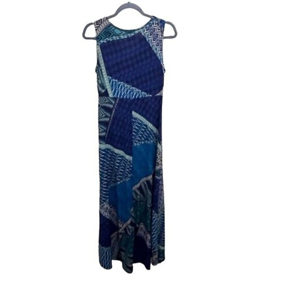 Chico's Multicolor Sleeveless High/Low Dress Size 4 - Picture 7 of 8